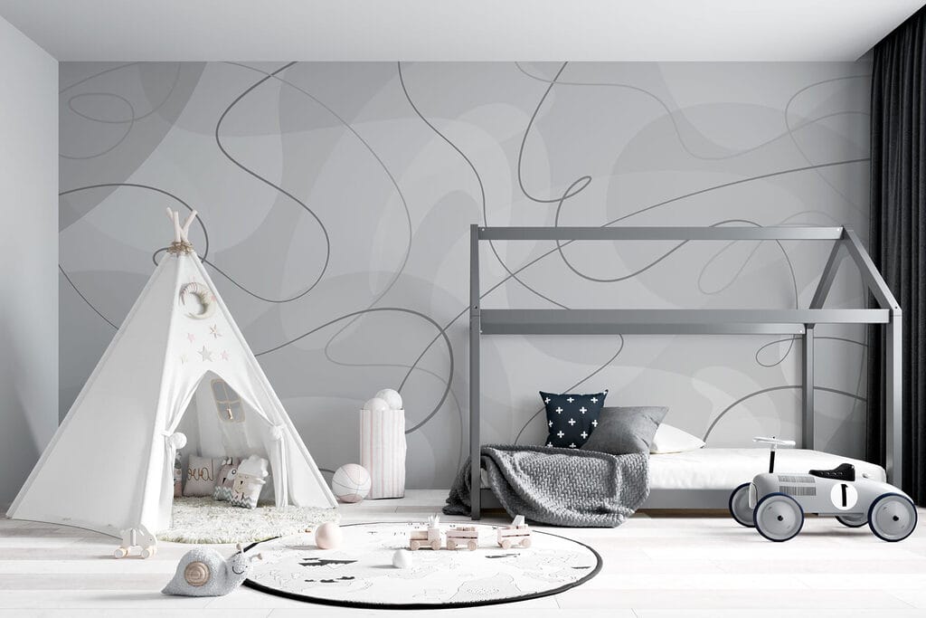 Feine Schlingen über Kieseln — Interieur 3