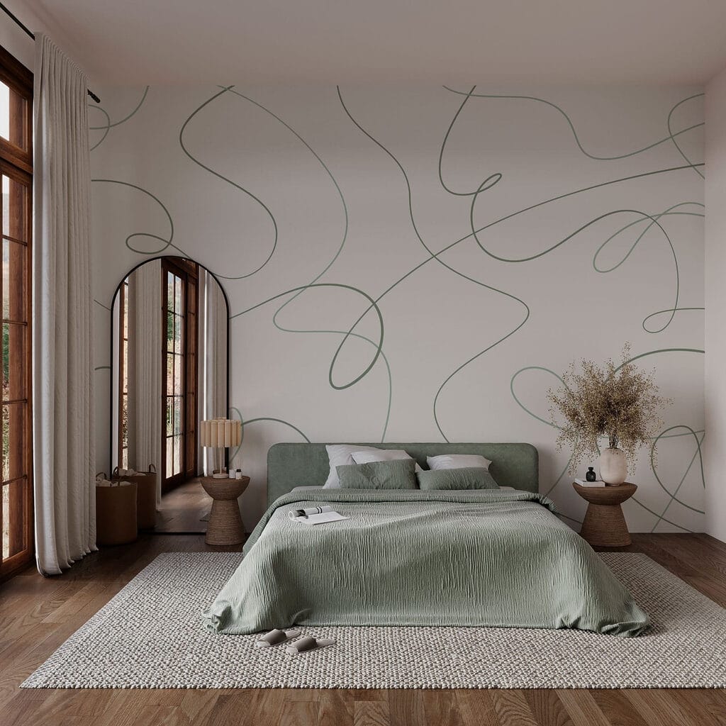 Endlose Linien in einem Interieur