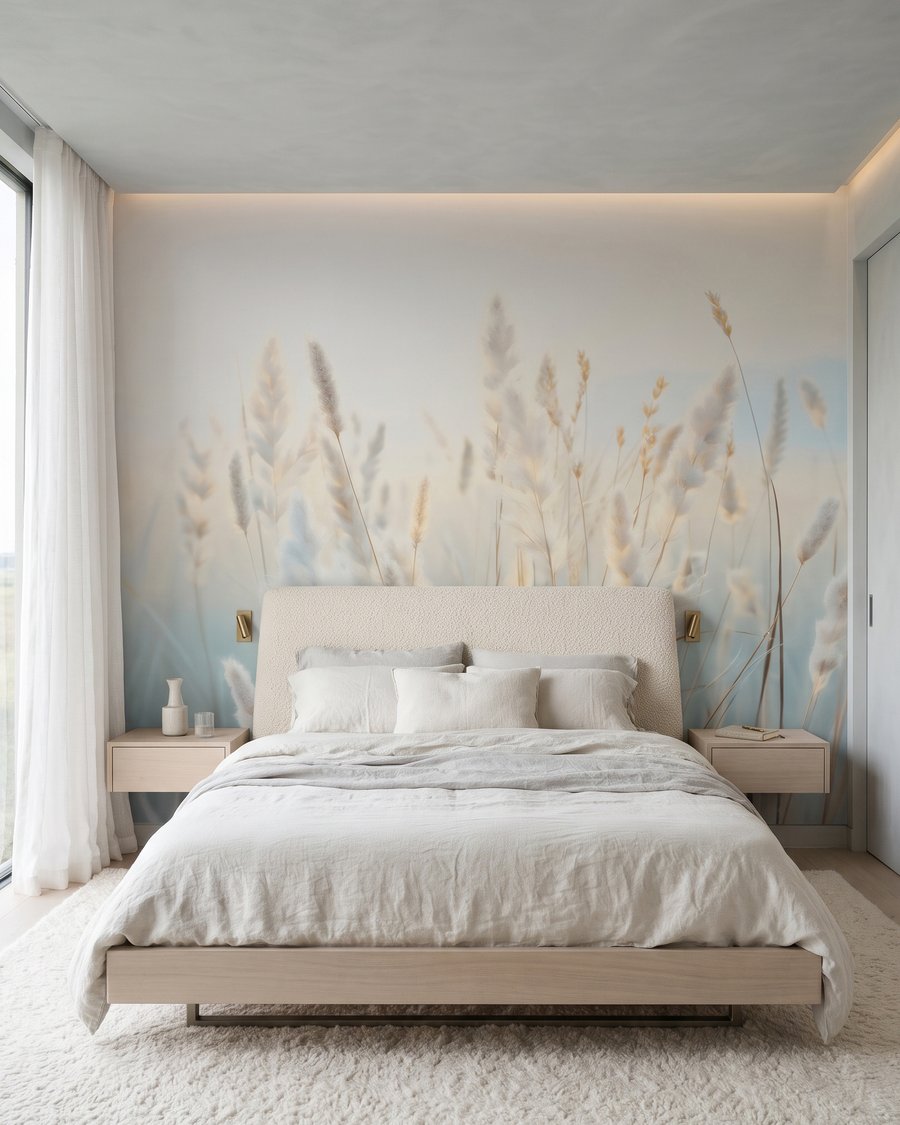 Gräser vor zartem Blau — Interieur 2