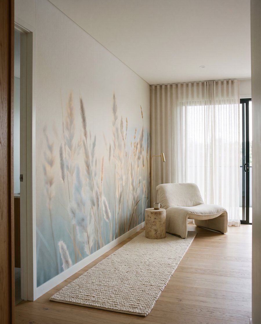 Gräser vor zartem Blau — Interieur 4