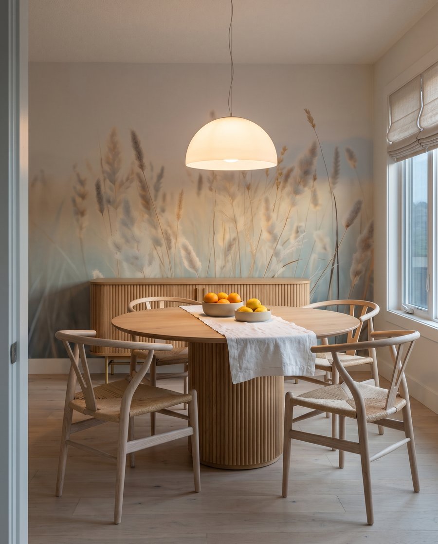 Gräser vor zartem Blau — Interieur 9