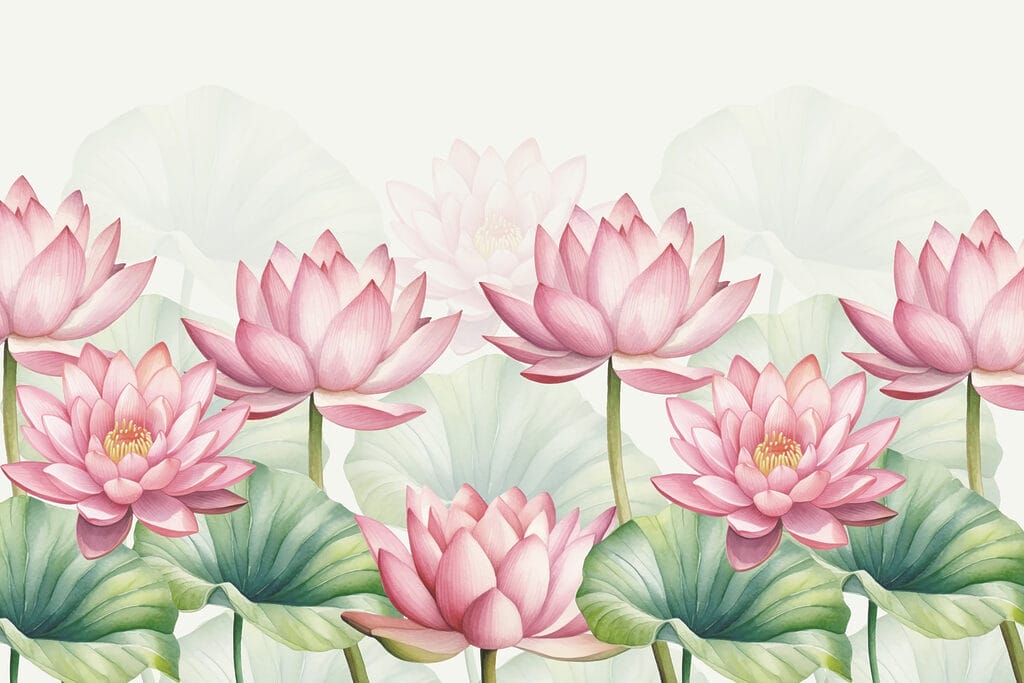 Lotusteich — ganzes Design