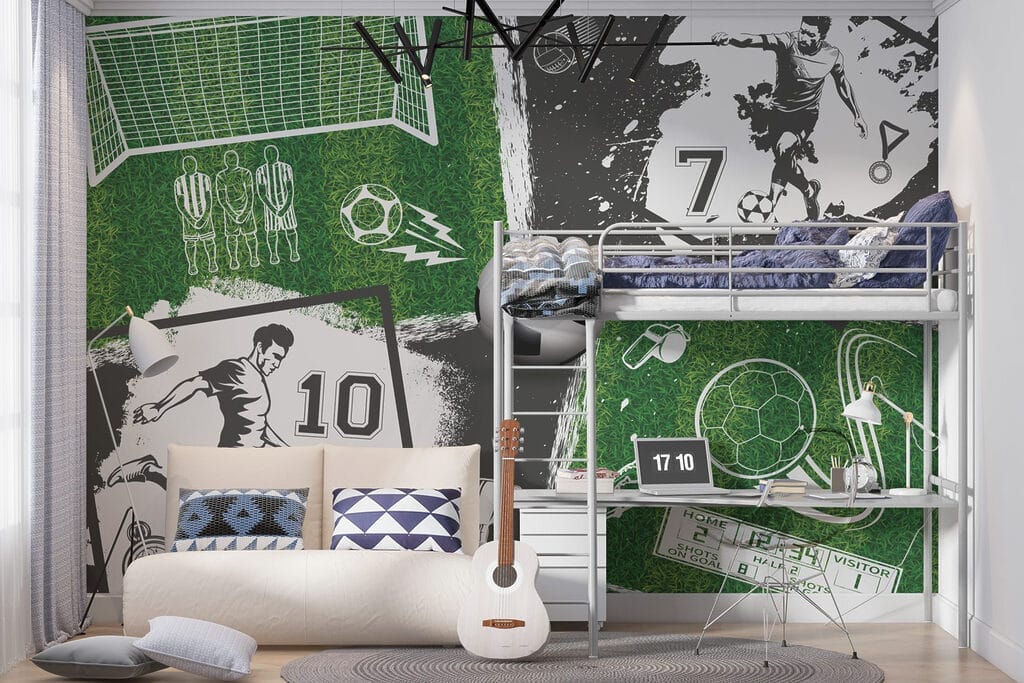 Grün-schwarze Fußballwelt — Interieur 4