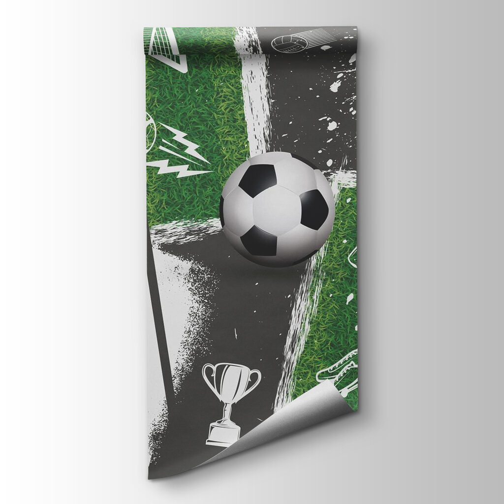 Grün-schwarze Fußballwelt — Produktansicht