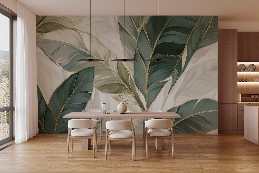 Grünes Blatt, goldene Adern — Interieur 4