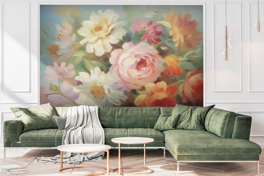 Locker gemalter Strauß — Interieur 3