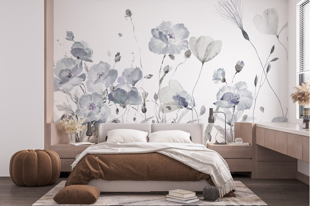 Blumenwiese in Aquarell — Interieur 1