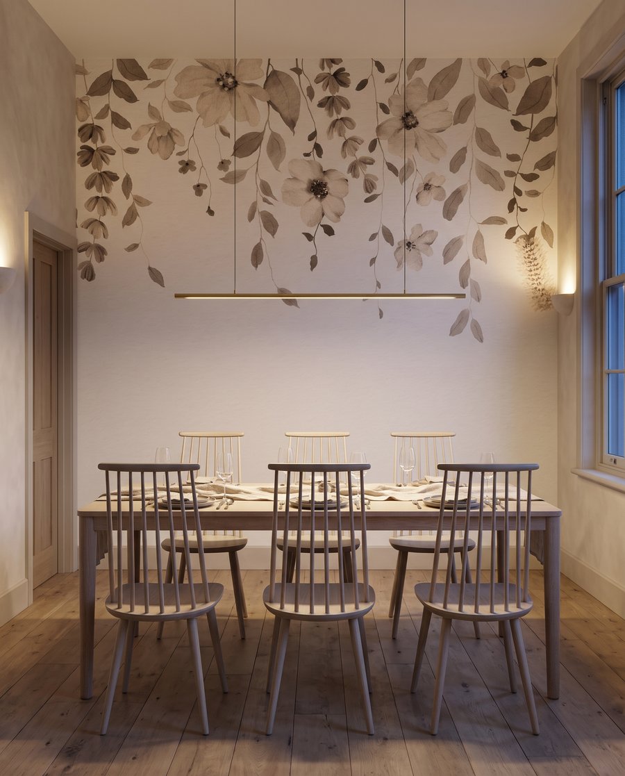 Hängende Blumengirlanden — Interieur 6