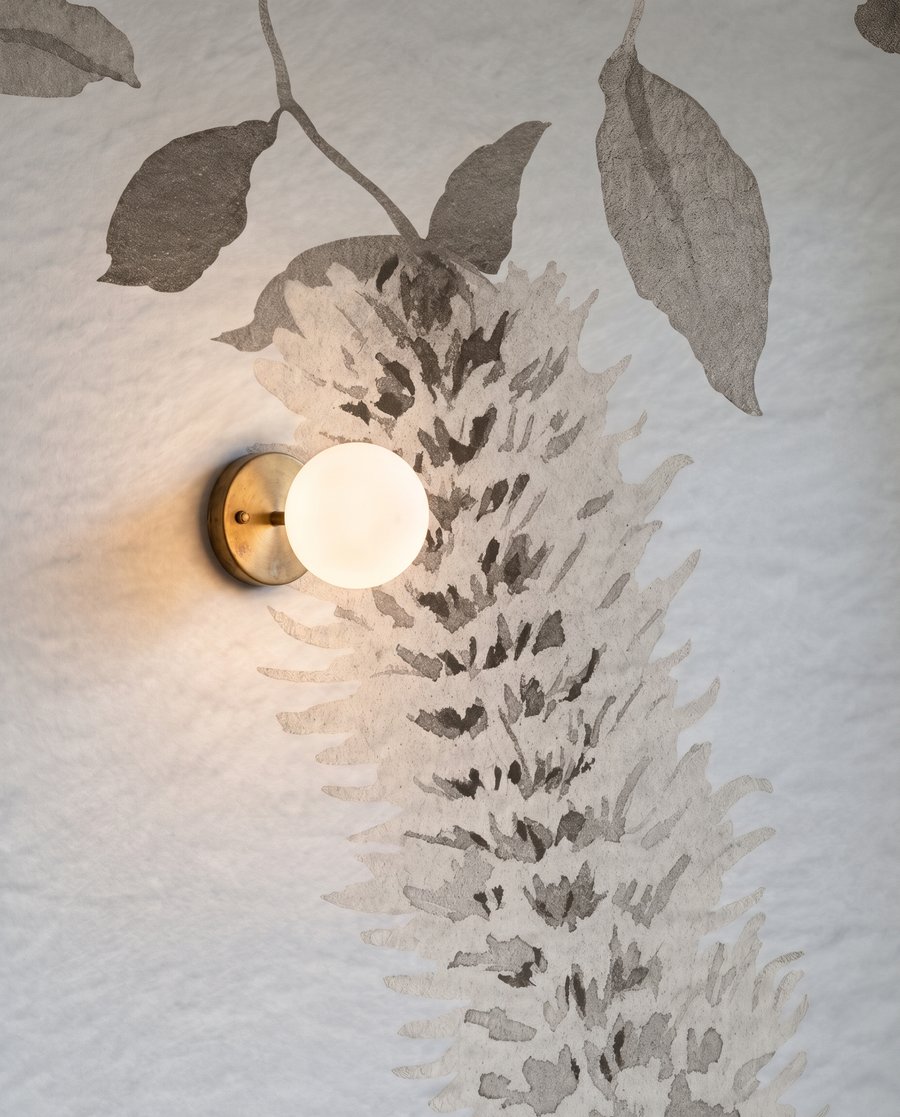 Hängende Blumengirlanden — Detail