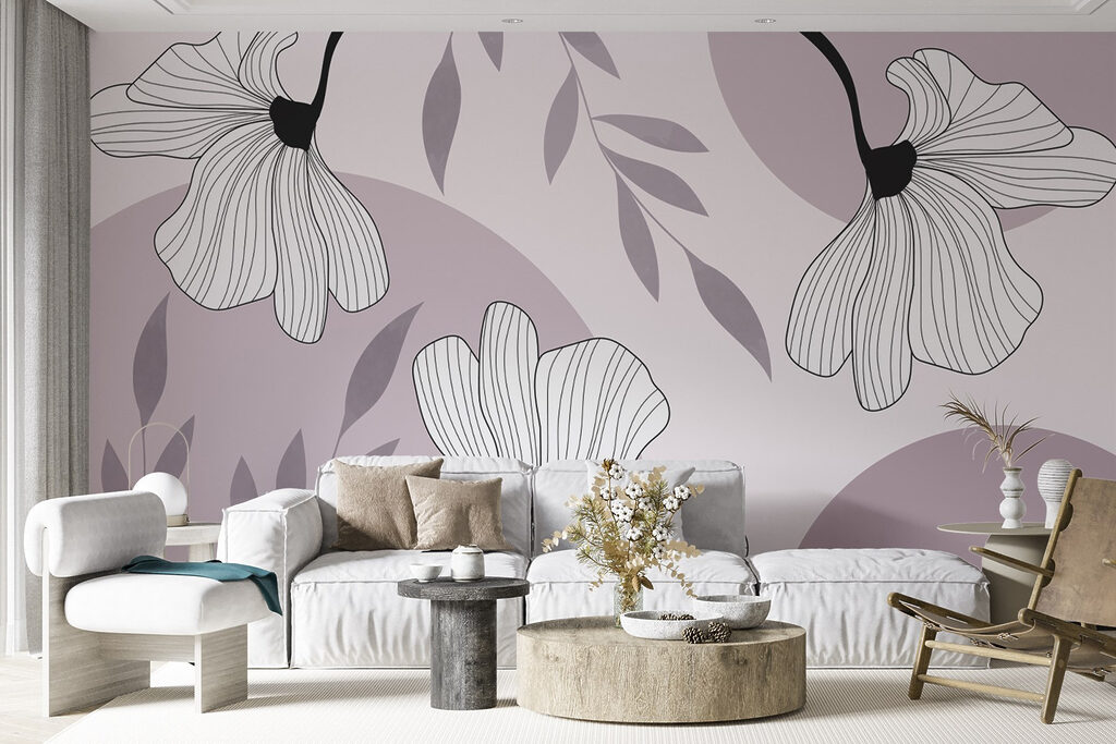 Gestreifte Blüten — Interieur 2