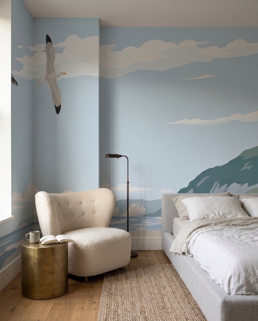 Möwen über der Sandbucht — Interieur 2