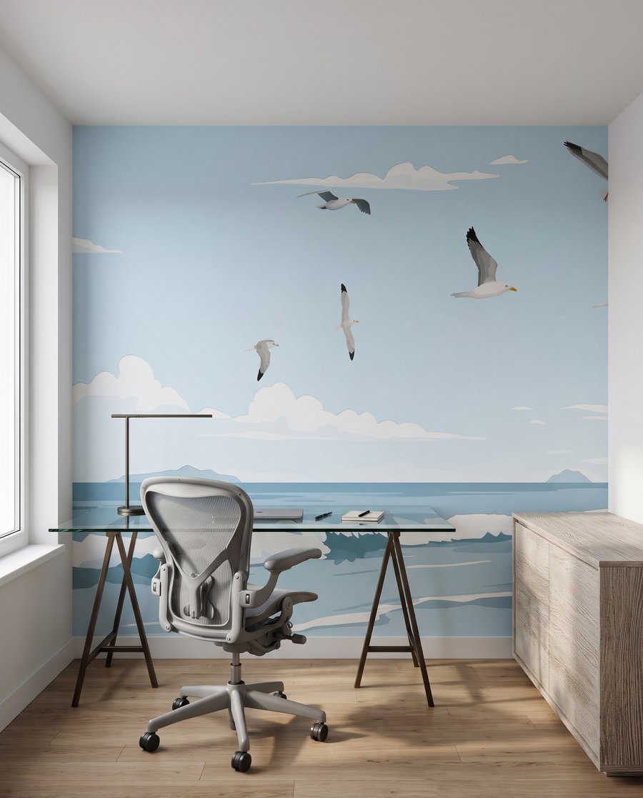 Möwen über der Sandbucht — Interieur 8