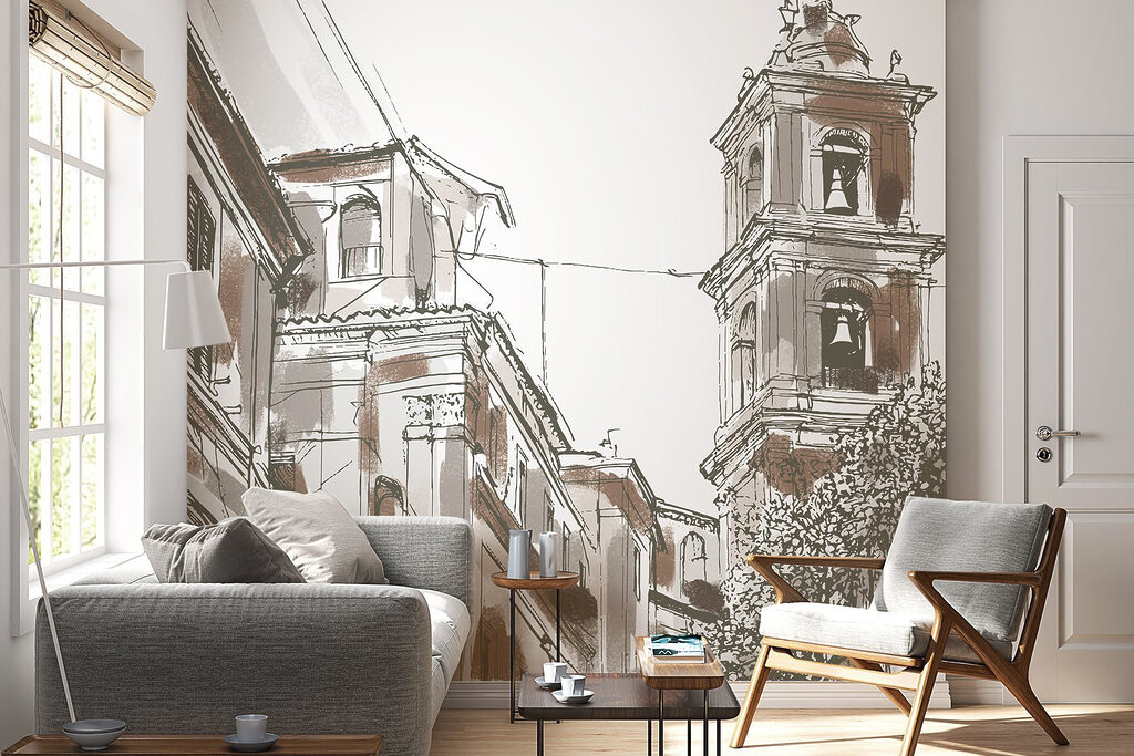 Turm zwischen alten Fassaden — Interieur 3