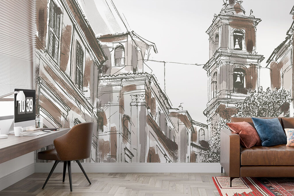Turm zwischen alten Fassaden — Interieur 5
