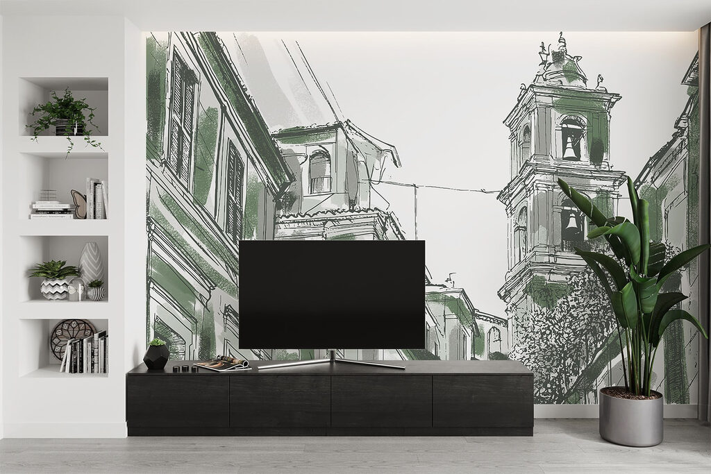 Turm zwischen alten Fassaden — Interieur 3