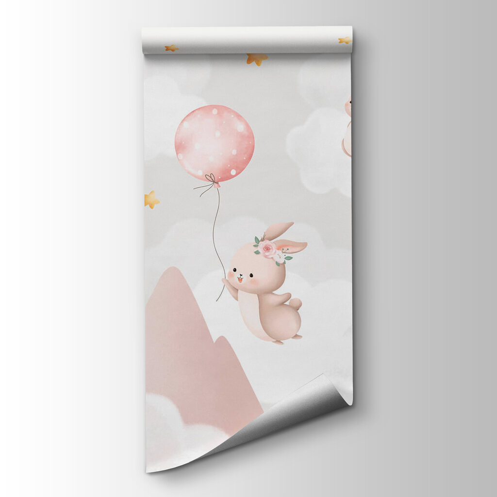 Häschen mit Luftballons — Produktansicht