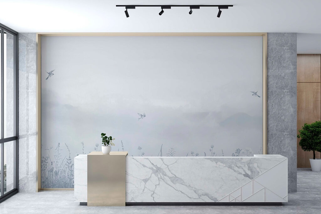 Vögel über lichten Wiesen — Interieur 1