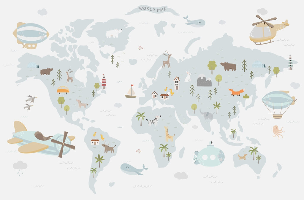 Reise um die Welt — ganzes Design