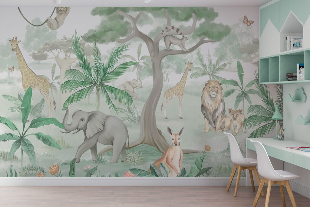 Tierfreunde am Baum — Interieur 1