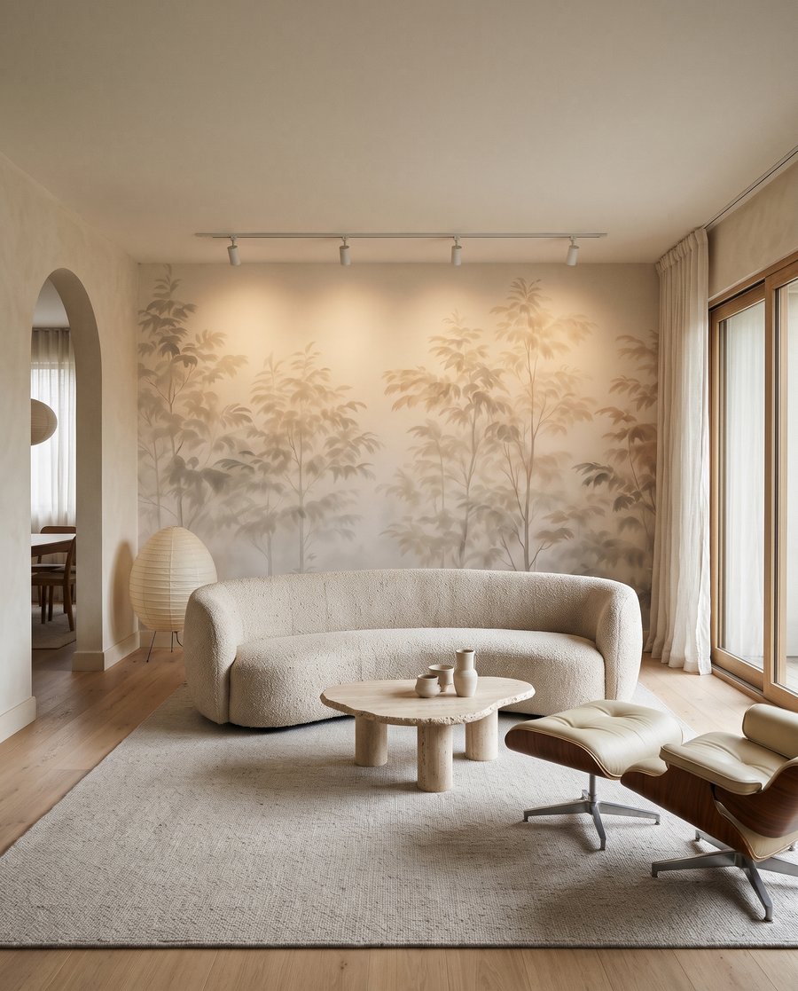Hohe Bäume im Farbnebel — Interieur 2