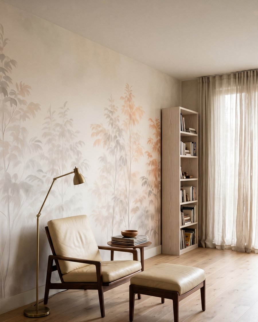 Hohe Bäume im Farbnebel — Interieur 3