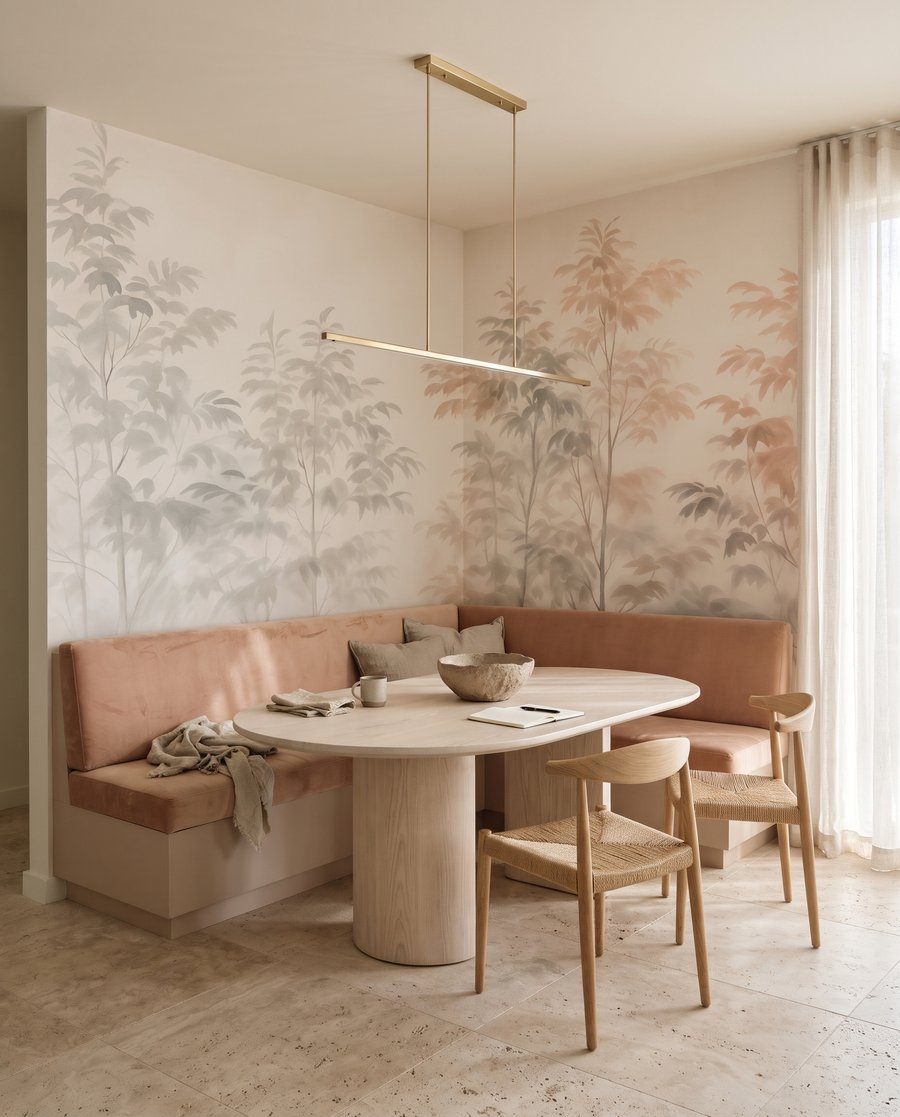 Hohe Bäume im Farbnebel — Interieur 6