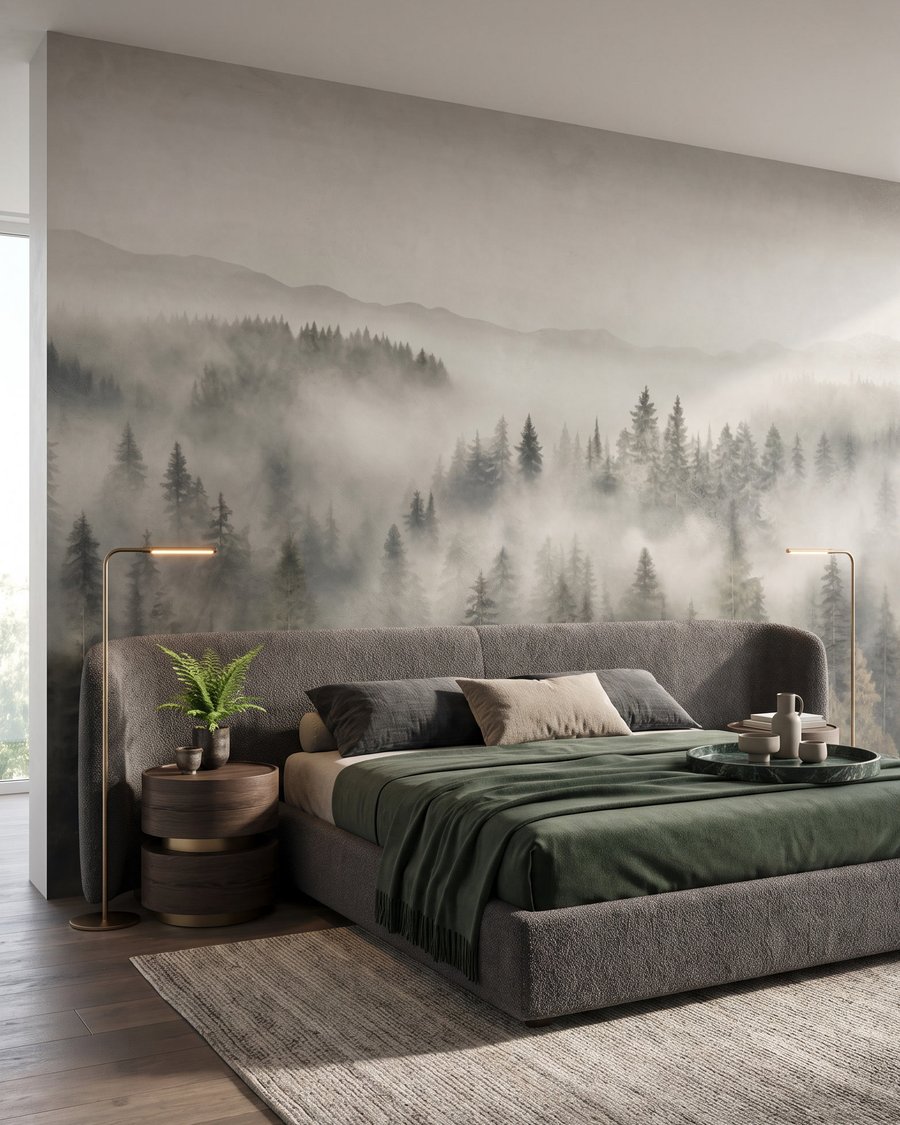 Nebel zwischen Kiefernwipfeln — Interieur 2