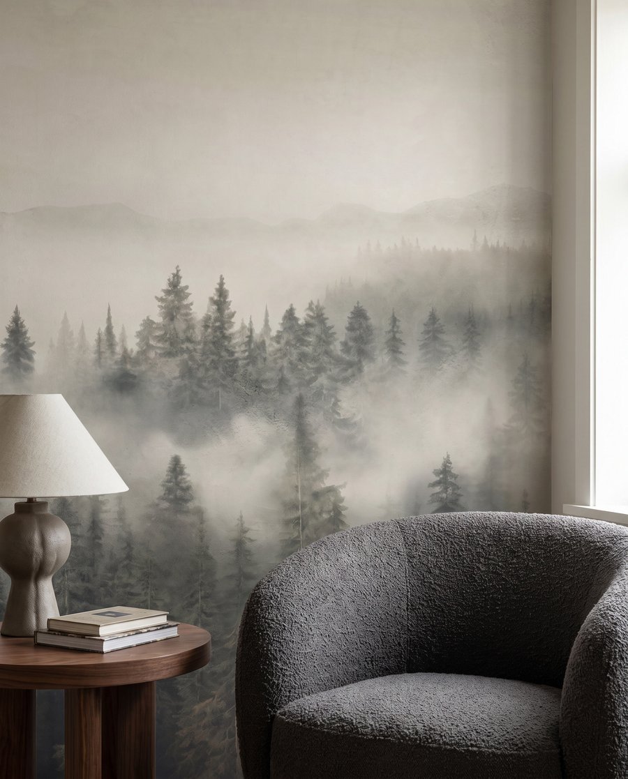 Nebel zwischen Kiefernwipfeln — Interieur 4