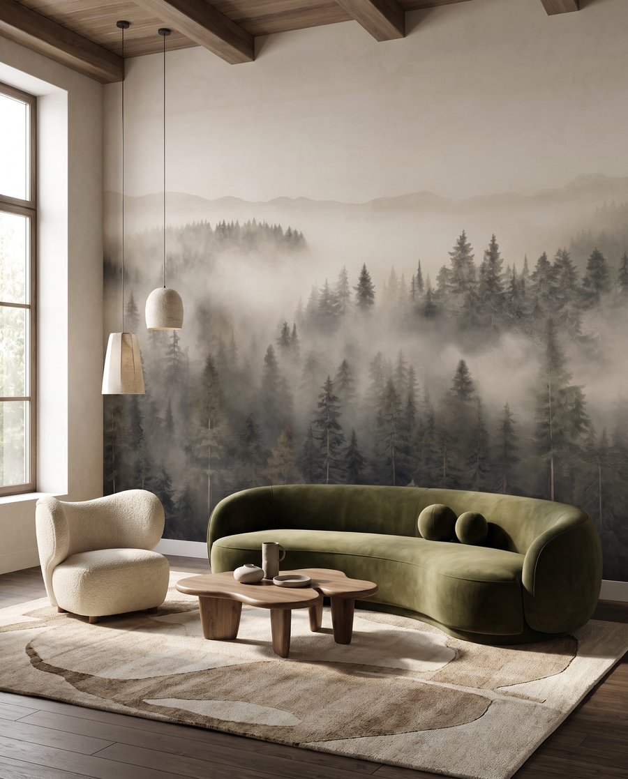 Nebel zwischen Kiefernwipfeln — Interieur 5