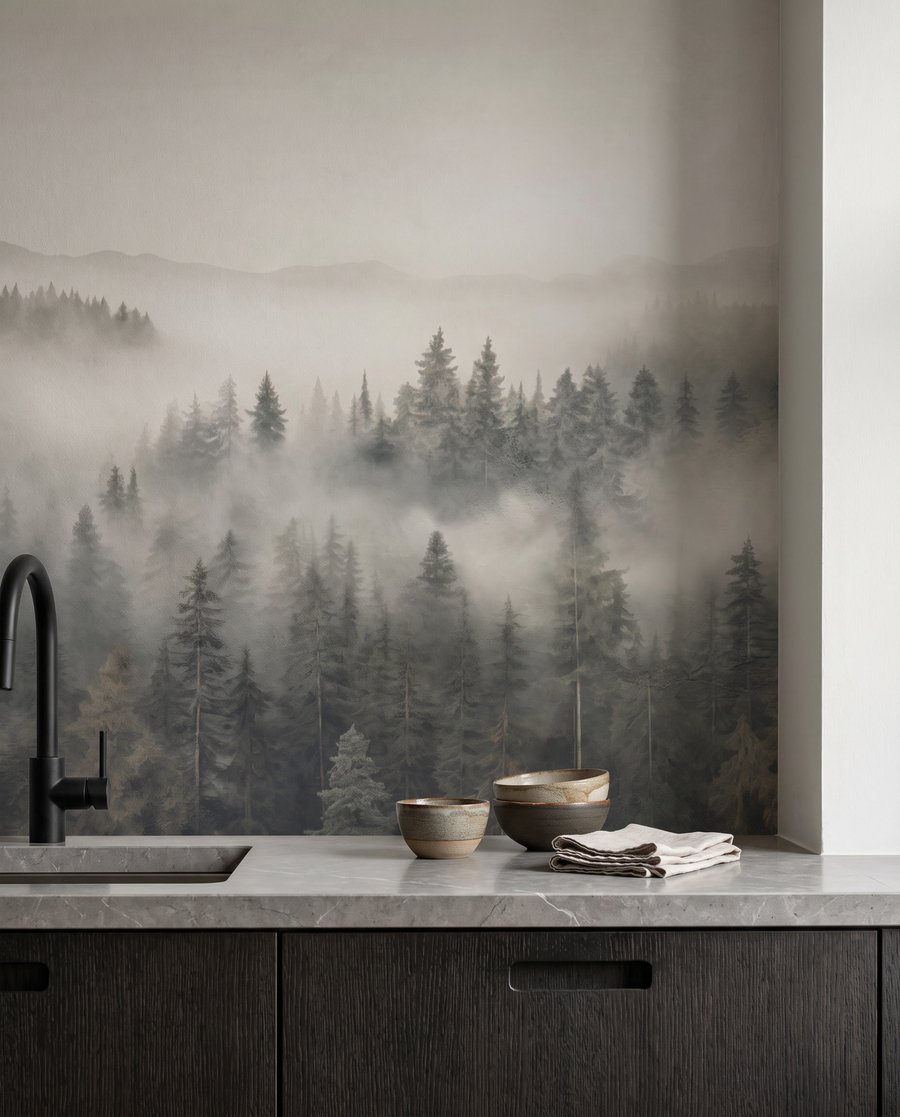Nebel zwischen Kiefernwipfeln — Interieur 7