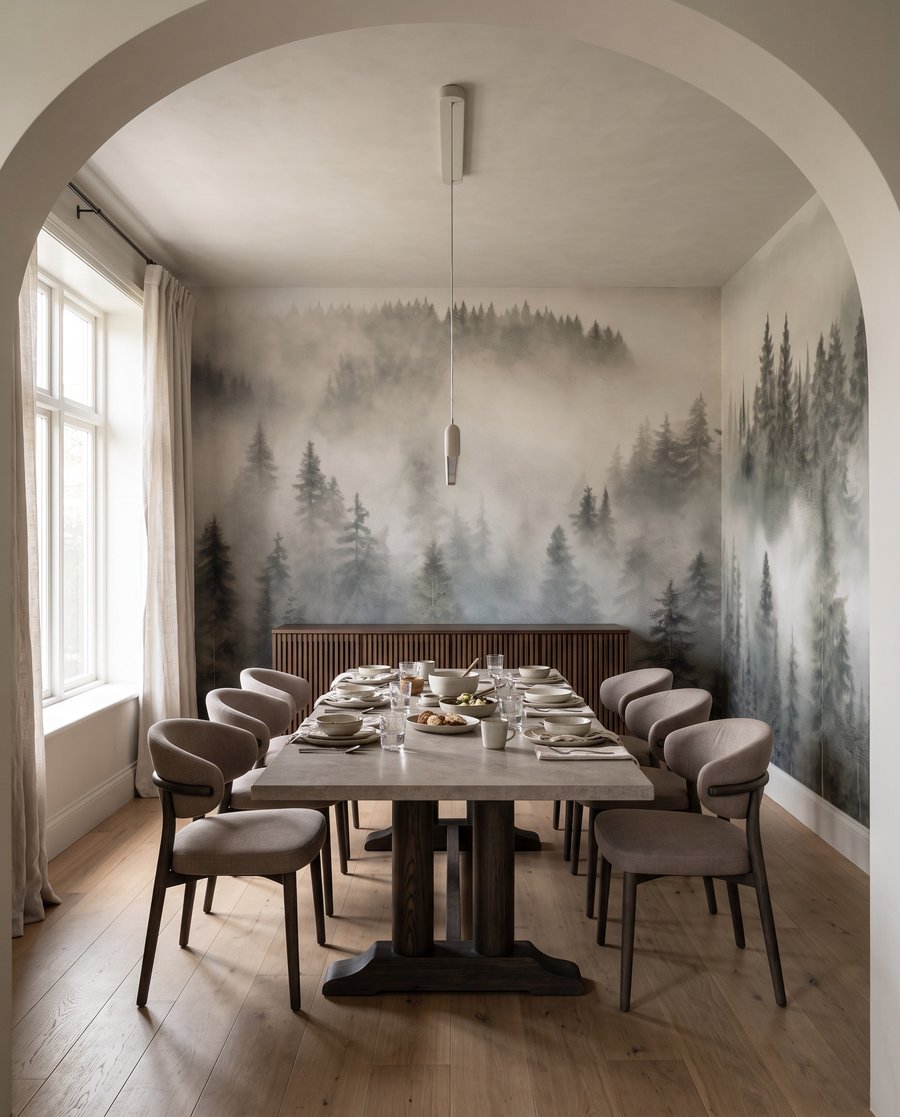 Nebel zwischen Kiefernwipfeln — Interieur 8