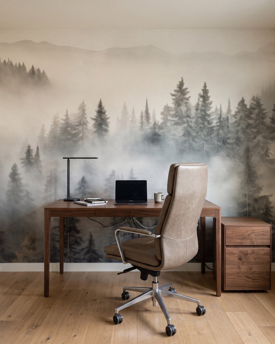 Nebel zwischen Kiefernwipfeln — Interieur 10