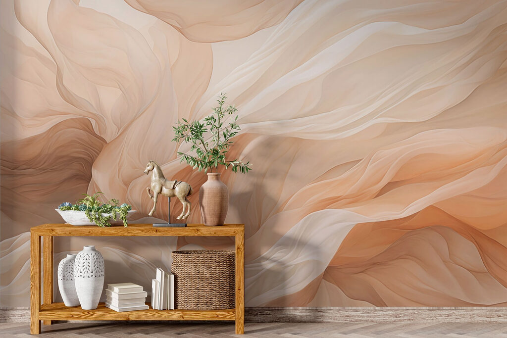 Weiche Wellen aus Stoff — Interieur 3