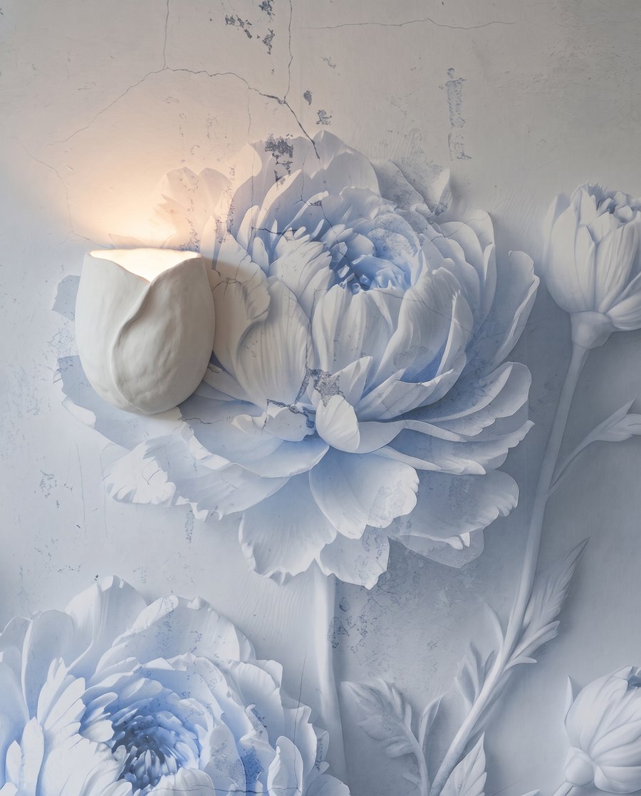 Blüten in Schichten — Detail