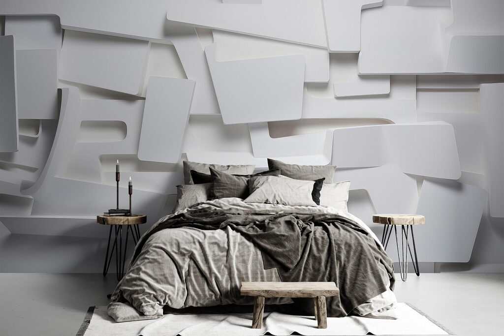 Versetzte weiße Blöcke — Interieur 1