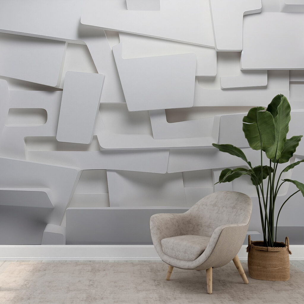 Versetzte weiße Blöcke — Interieur 2