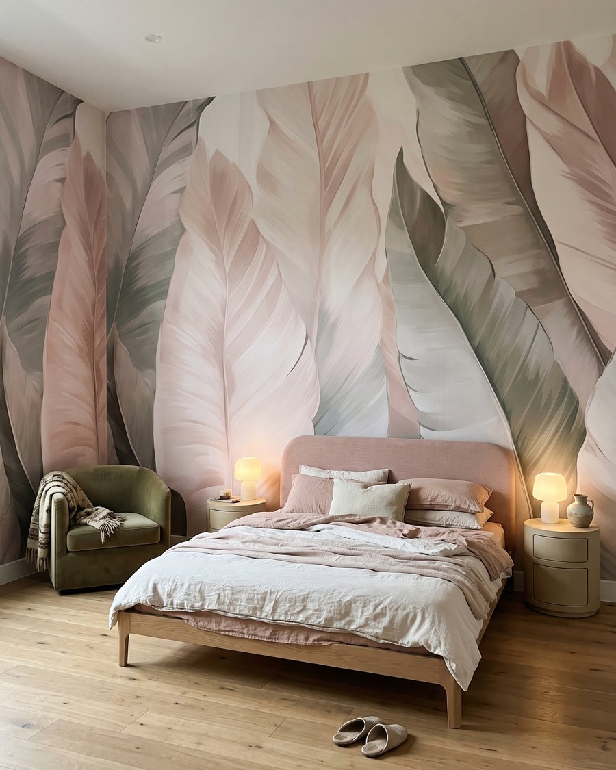 Helle Blätter nebeneinander — Interieur 2