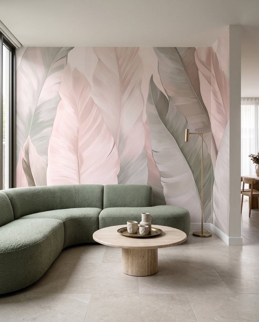 Helle Blätter nebeneinander — Interieur 1