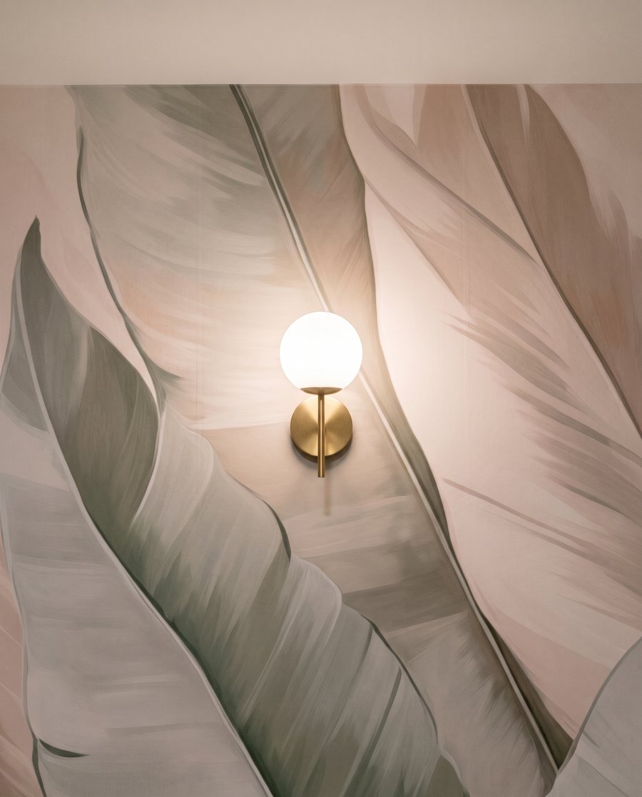 Helle Blätter nebeneinander — Detail