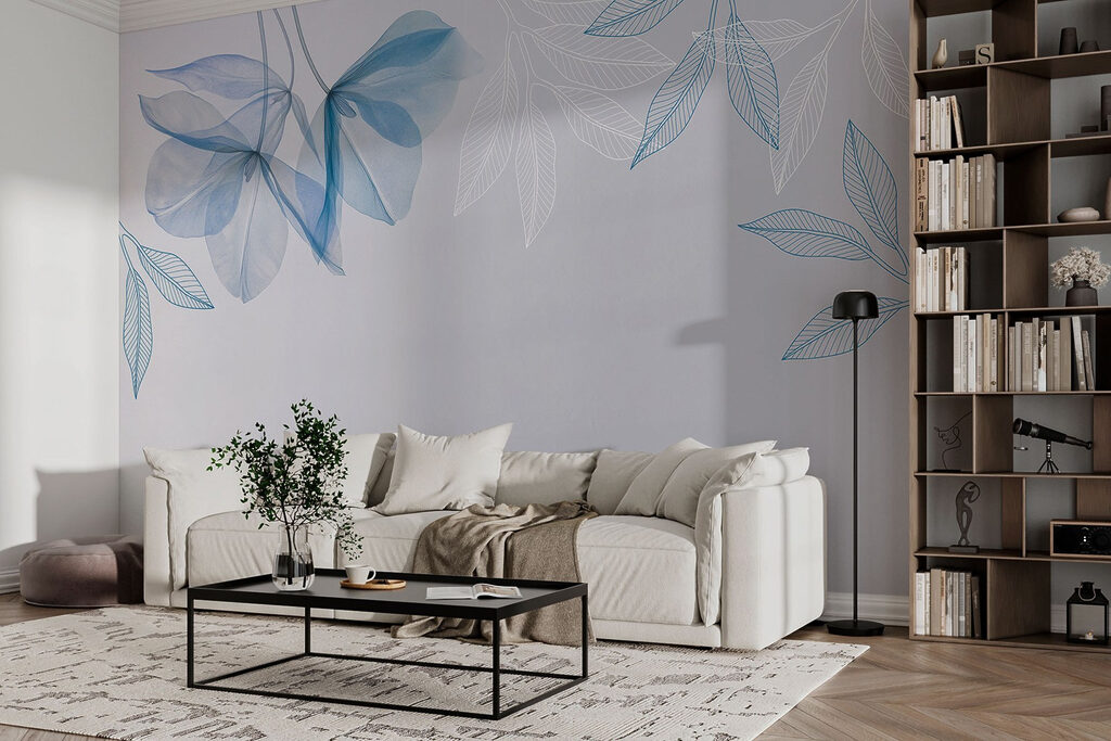 Blätter über freiem Raum — Interieur 3