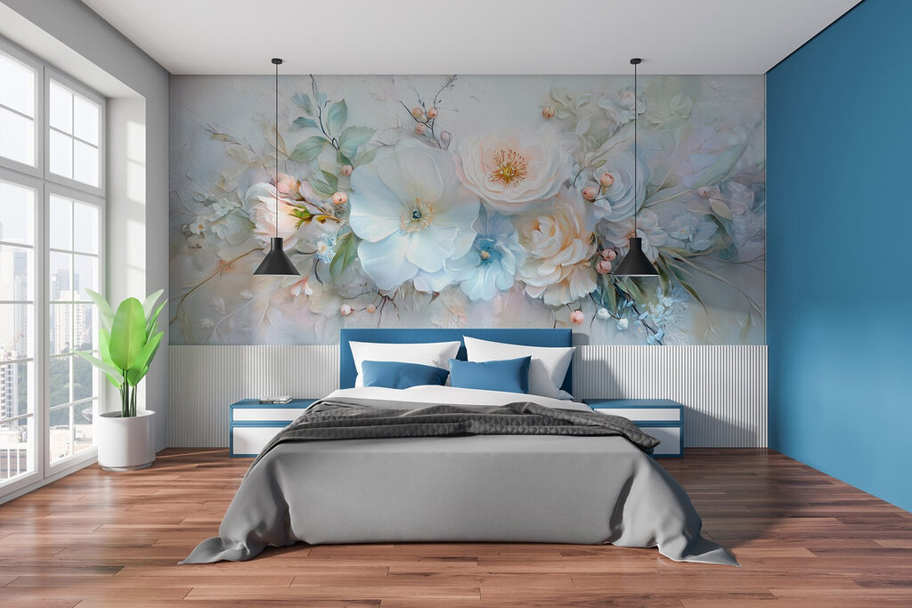 Blumenfries mit Knospen — Interieur 1