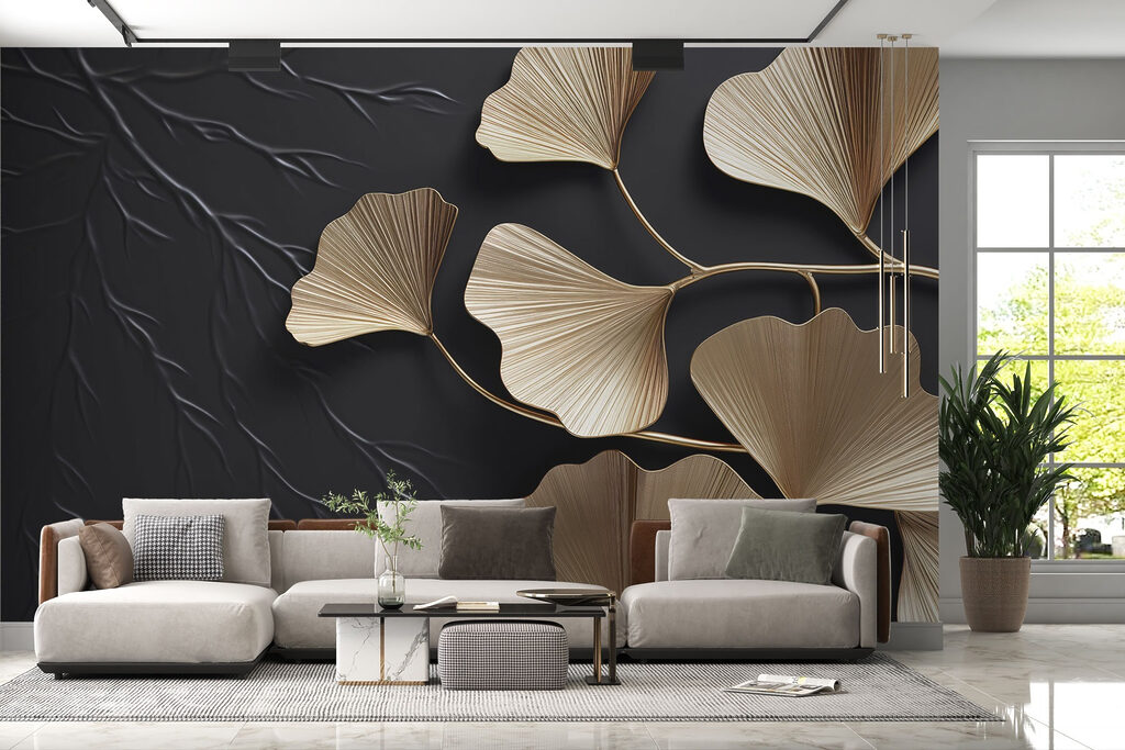 Zweig mit Fächerblättern — Interieur 1