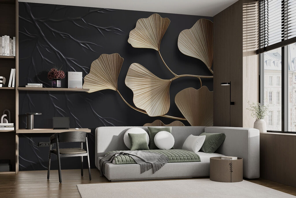 Zweig mit Fächerblättern — Interieur 3