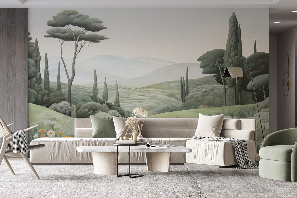 Pfad durch den Zypressengarten — Interieur 3