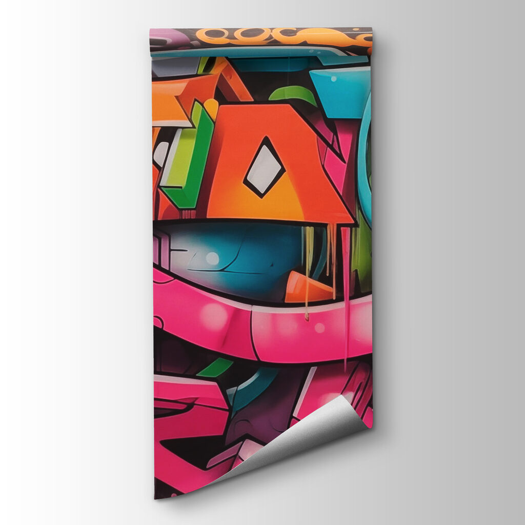 Buntes Graffiti — Produktansicht
