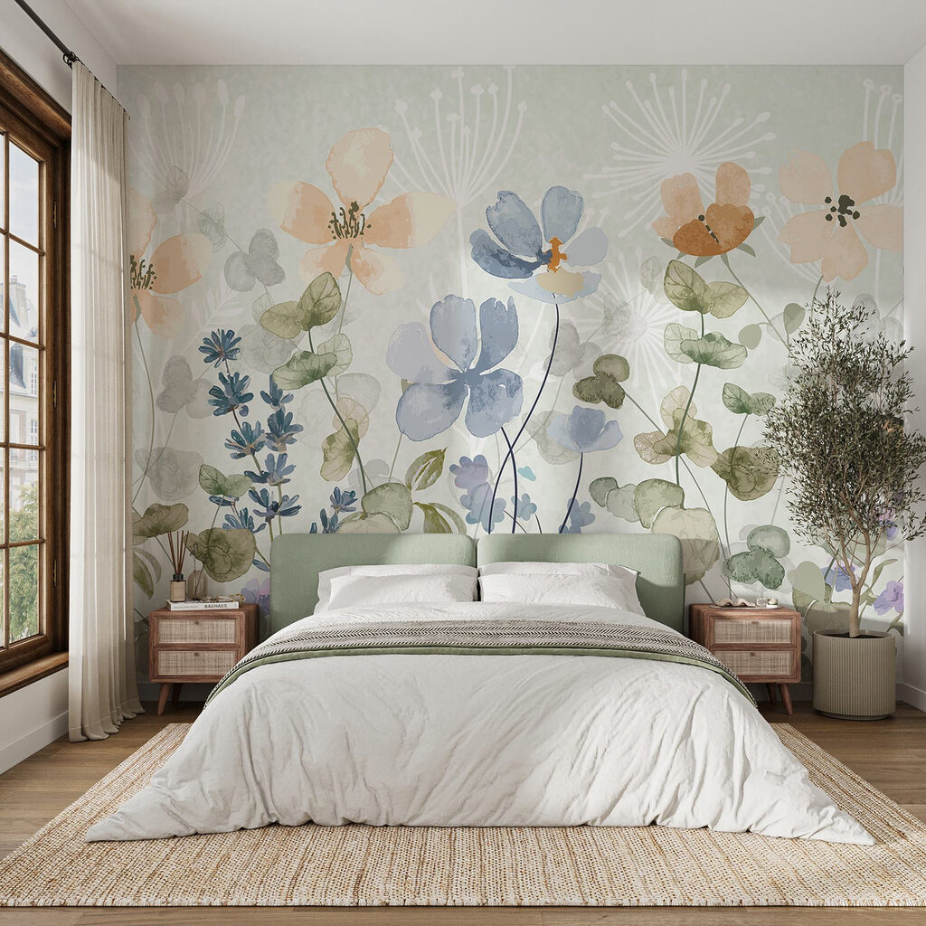Blüten und runde Blätter — Interieur 2