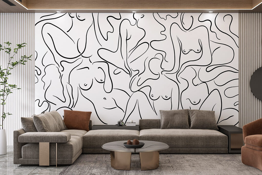 Körper in losen Linien — Interieur 1