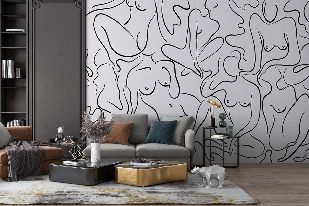 Körper in losen Linien — Interieur 2