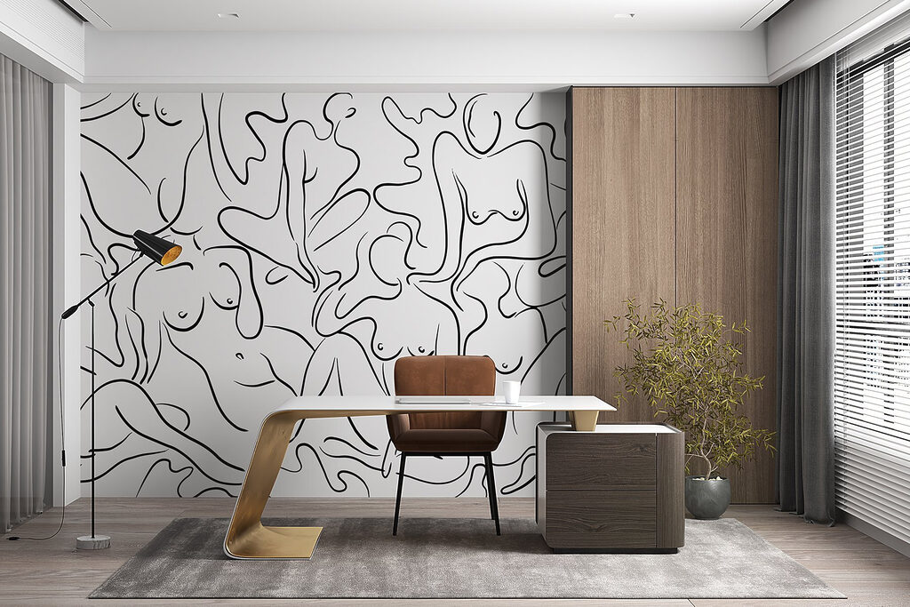 Körper in losen Linien — Interieur 3