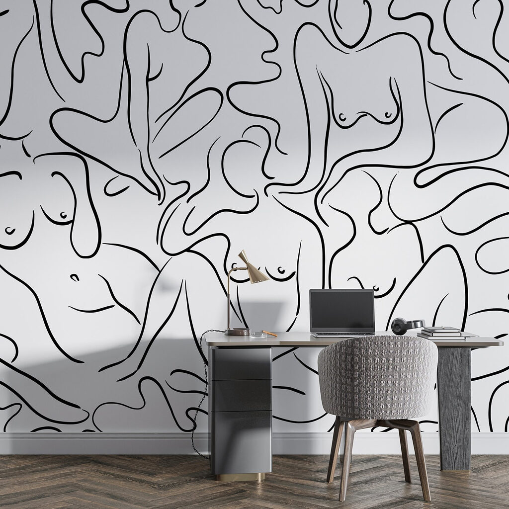 Körper in losen Linien — Interieur 4
